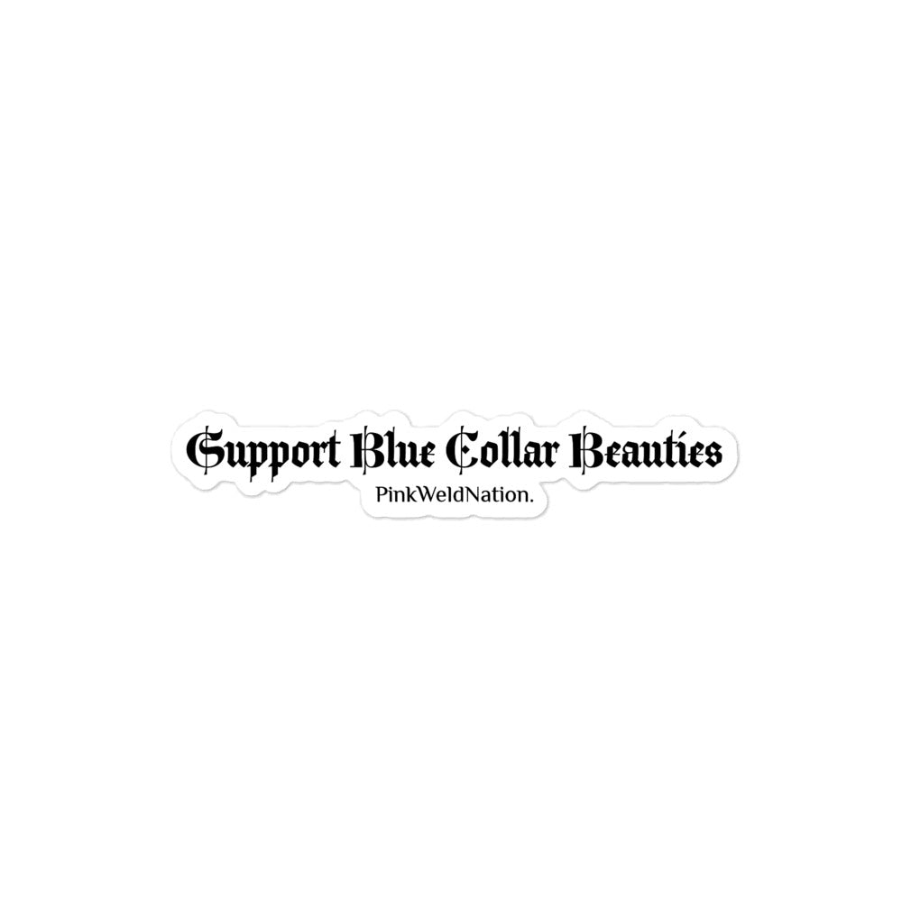 Blue Collar Sticker