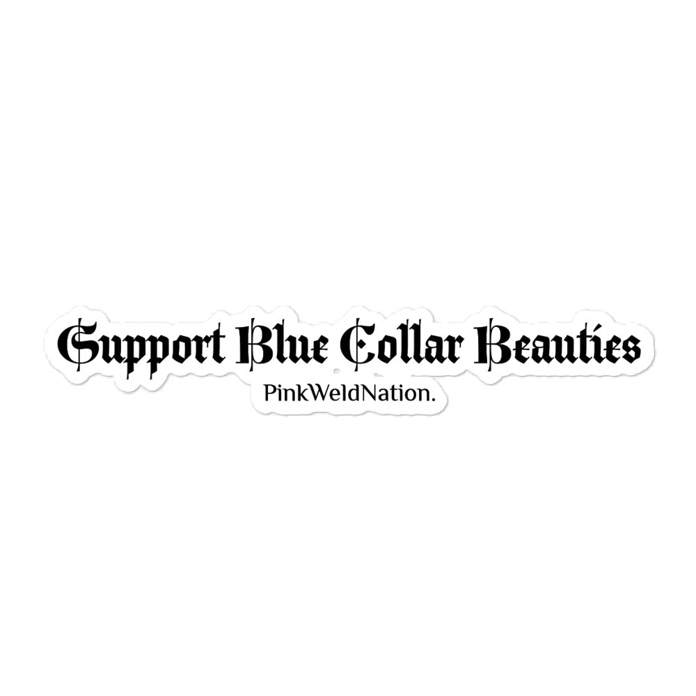 Blue Collar Sticker